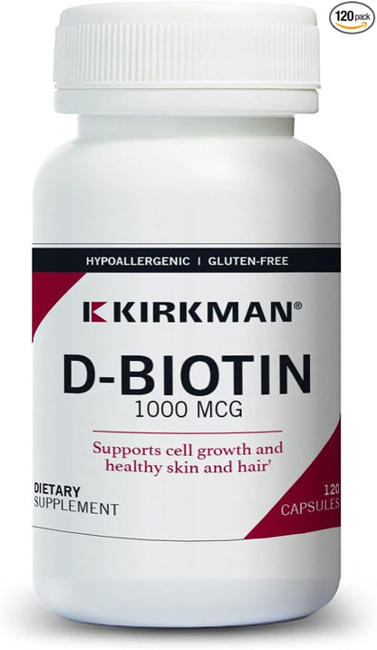 d-Biotin 1000 mcg Capsules - Hypo - 120 count