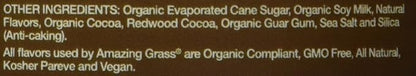Amazing Grass Kidz Superfood: Organic Greens, Fruits, Veggies, Beet Root Powder & Probiotics for Healthy Kids, Outrageous Chocolate, 30 Servings, 6.35 Ounce (Pack of 1)