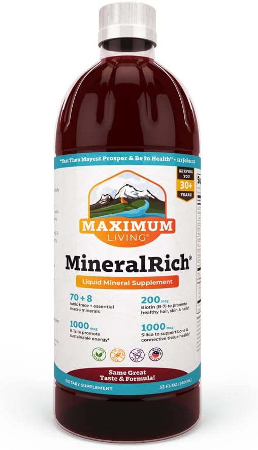 MineralRich Minerals Supplement - 32 oz (32 oz (Pack of 1), MineralRich)