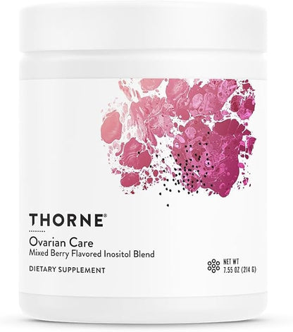 Thorne Ovarian Care - Women's Health - Inositol, CoQ10, Folate, and Polyphenols - Promote Healthy Ovarian Function and Reproductive Health - Mixed Berry - 7.55 Oz - 60 Servings