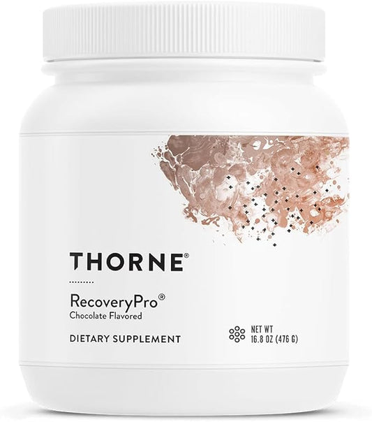 THORNE RecoveryPro - Whey Protein Muscle Recovery Supplement - Support Nutrition, Workout Performance & Sleep - NSF Certified for Sport - 12 Servings - 16.7 Oz