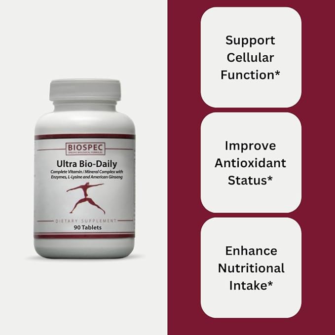 Ultra Bio-Daily – High-Potency Multivitamin Multimineral Complex w/ Added Nutrient Support