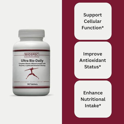 Ultra Bio-Daily – High-Potency Multivitamin Multimineral Complex w/ Added Nutrient Support