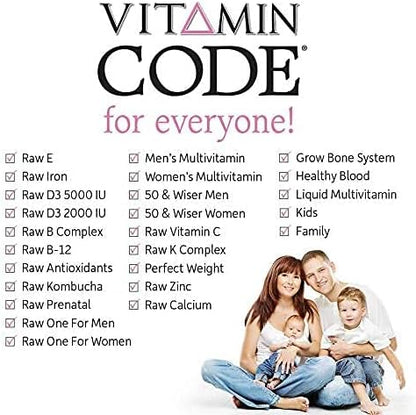 Garden of Life Multivitamin for Women - Vitamin Code 50 & Wiser Women's Raw Whole Food Vitamin Supplement with Probiotics, Vegetarian, 120 Count