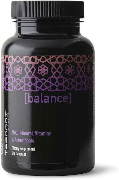 Tranont Balance | 90 Count | Multi-Mineral & Vitamin Capsules for Adults | Vitamin C, A, and E Magnesium, Zinc, Calcium, and Iodine | Boosts Immunity, Energy, and Digestion | Gluten Free, Vegetarian