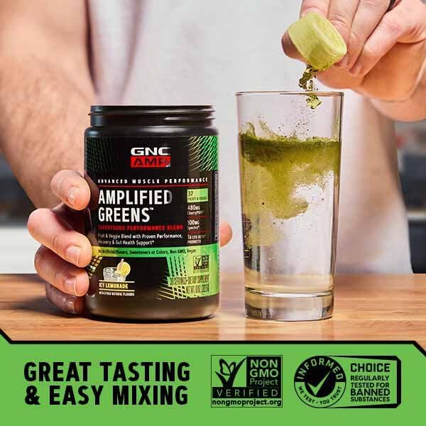 GNC Superfoods Amplified Greens Icy Lemonade