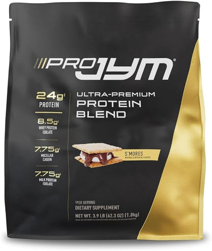Pro JYM S'Mores Protein Powder - Whey Protein Isolates, Casein, & Milk Protein, Lean Muscle Building for Men & Women, JYM Supplement Science, 45 Servings