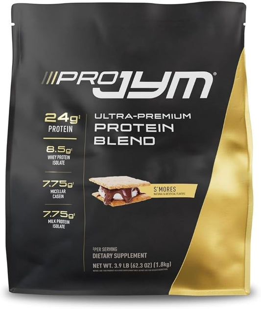 Pro JYM S'Mores Protein Powder - Whey Protein Isolates, Casein, & Milk Protein, Lean Muscle Building for Men & Women, JYM Supplement Science, 45 Servings