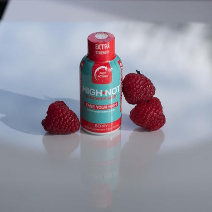 High Not Berry Flavored Recovery Shot - Extra Strength | Rapid Relief for Intense THc̈̈ Effects
