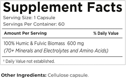 Complete Multi-Mineral Capsules - Electro-Boost Plant-Based Electrolytes and Micronutrients Capsules for Men and Women | Help to Boost Immunity, Support Gut Health and Improve Sleep | 60 Capsules