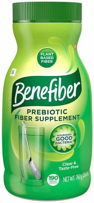 Benefiber Fiber Supplement Powder 190 Servings - Sugar Free- Grit Free 722 grams (25.5 oz.)