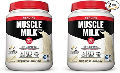 Muscle Milk Lean Muscle Vanilla Creme Protein Powder, 1.93 Pound (Pack of 2)