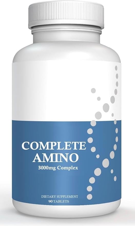 Complete Amino Formula, Build Stronger Muscles and Increase Energy | Amino Supplements 90 Count