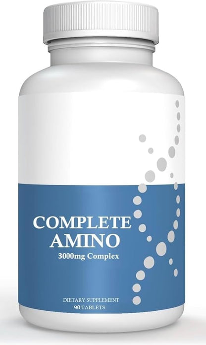 Complete Amino Formula, Build Stronger Muscles and Increase Energy | Amino Supplements 90 Count