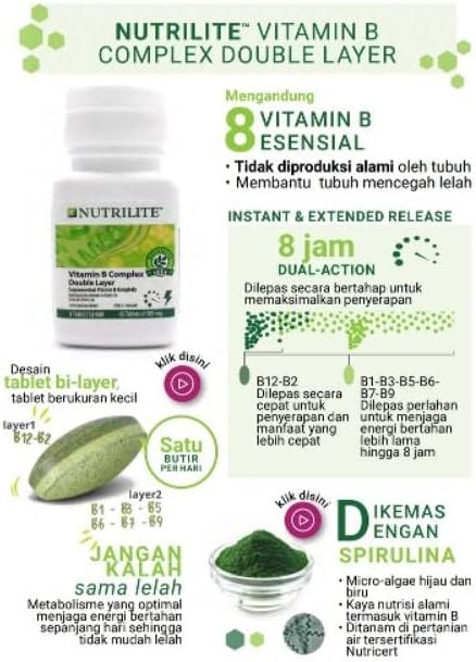 Nutrilite Vitamin B Dual–Action 120 Tablets