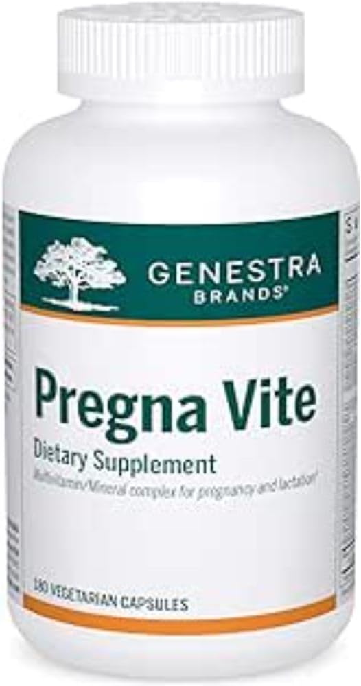 Genestra Brands Pregna Vite | Supports Healthy Pregnancy with Folic Acid, Vitamin D and Iron | 180 Capsules