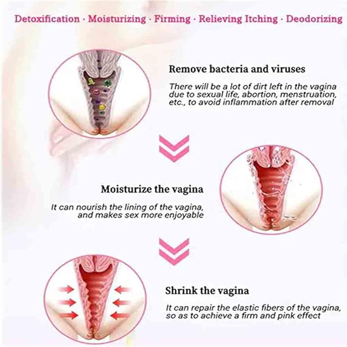 Instant Anti-Itch Detox Products, Capsulas, Firming Repair & Pink and Tender Natural Capsules, Capsulas (3Bag)