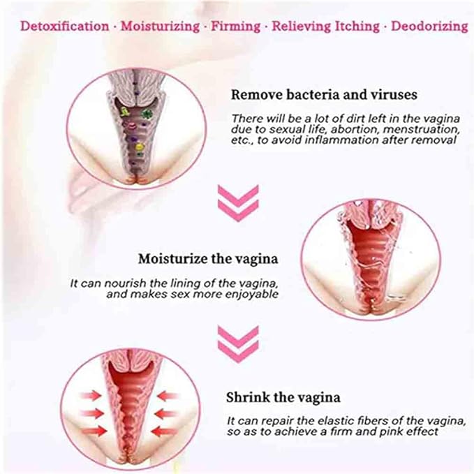 Instant Anti-Itch Detox Products, Capsulas, Firming Repair & Pink and Tender Natural Capsules, Capsulas (5Bag)