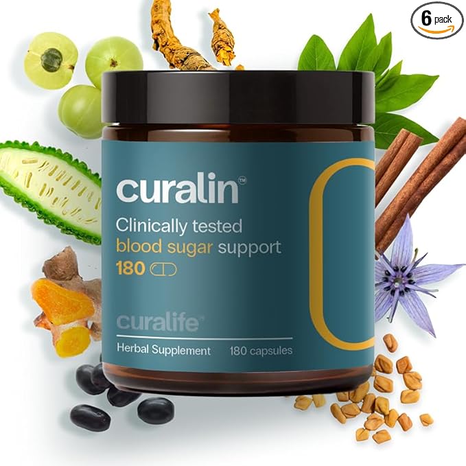 CuraLin - Supports Blood Sugar, Effective, and 100% Natural Supplement - 1080 Capsules - (New Packaging)