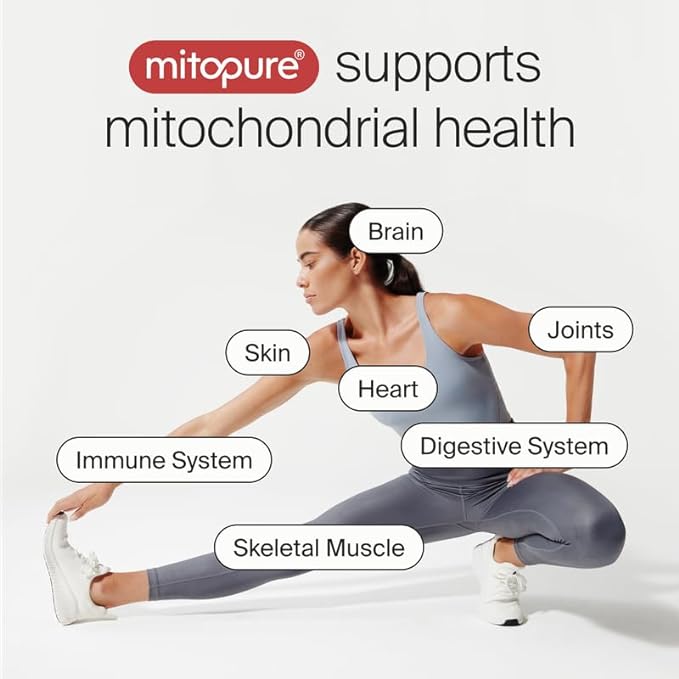 Timeline Mitopure Urolithin A - First Clinically Proven Supplement for Healthy Aging and Cellular Renewal - Mitoceutical for Muscle Strength, Endurance and Longevity - 60 Softgels Refill