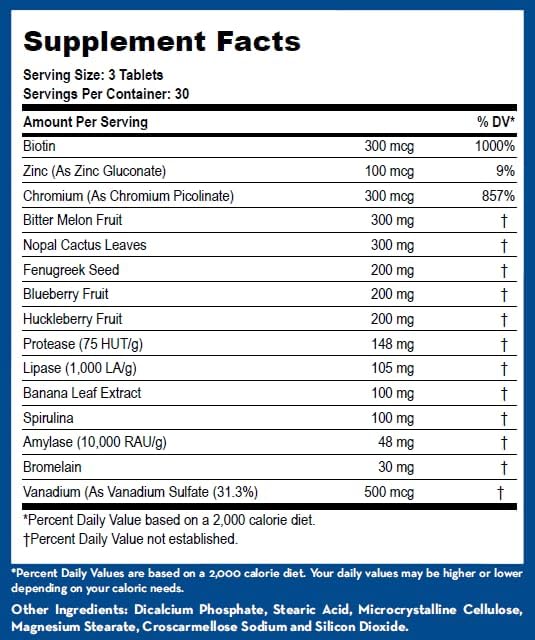 LifeSource Vitamins Pancreas Health-18 All Natural Synergistic Ingredients for Pancreas Health & Support