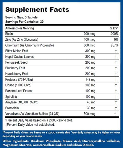 LifeSource Vitamins Pancreas Health-18 All Natural Synergistic Ingredients for Pancreas Health & Support