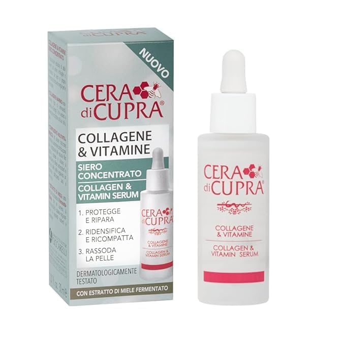 Collagen and Vitamin Serum - Concentrated Anti-Aging Solution - Multivitamin Complex for Skin Reconstruction (30 ml)