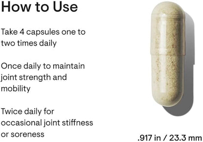THORNE Joint Support Nutrients - Glucosamine and MSM with Curcumin, Bromelain, and Boswellia for Joint Support - 240 Capsules