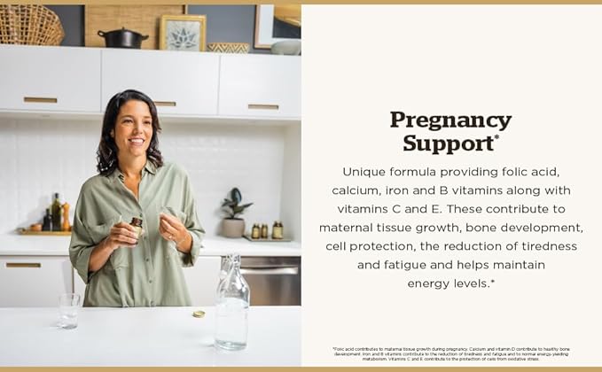 Solgar Prenatal Nutrients - 120 Tablets - Multivitamin & Mineral Formula for Pregnant & Lactating Women - Vegan, Kosher, Halal & Gluten Free - 30 Servings