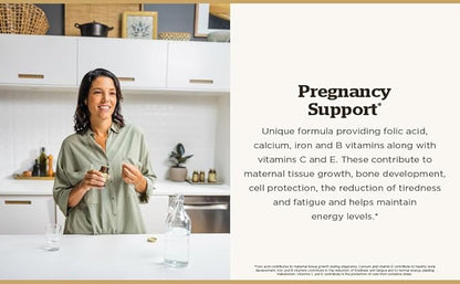 Solgar Prenatal Nutrients - 120 Tablets - Multivitamin & Mineral Formula for Pregnant & Lactating Women - Vegan, Kosher, Halal & Gluten Free - 30 Servings