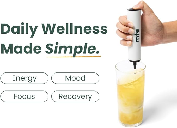 MTE Healthy Energy Drink Powder for Focus & Productivity | No Sucralose | No Caffeine | Nootropic Energy | Adaptogenic