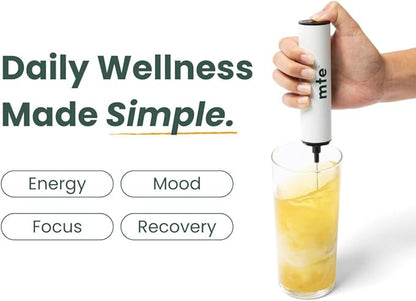 MTE Healthy Energy Drink Powder for Focus & Productivity | No Sucralose | No Caffeine | Nootropic Energy | Adaptogenic