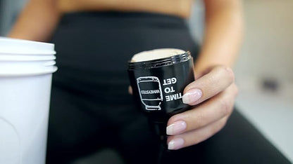 Protein Powder & Supplement Funnel Keychain, Portable To-Go Container for The Gym, Workouts, Fitness, & Travel - TSA Approved, Where There's A Will There's A Whey