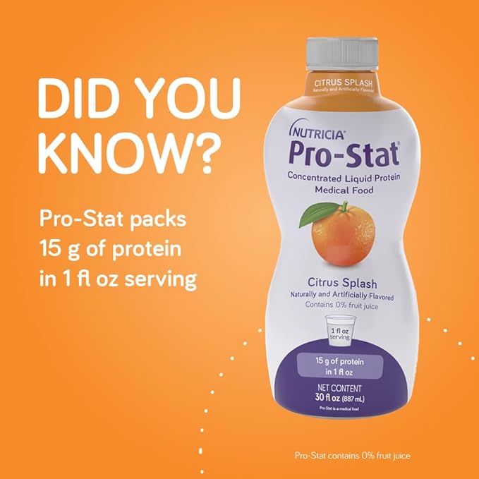 Pro-Stat Concentrated Liquid Protein Medical Food - Citrus Splash Flavor, 30 Fl Oz Bottle