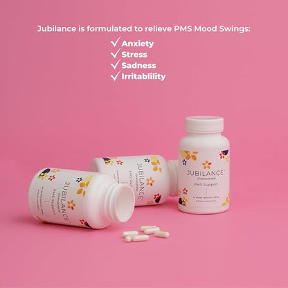 Jubilance PMS Support - Oxaloacetate PMS Relief Vitamin for Women (New Look, Same Clinically Proven Formula)
