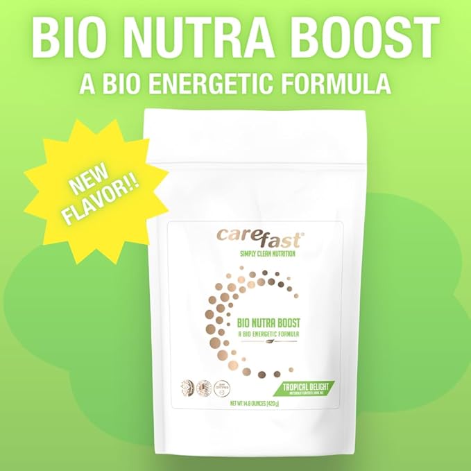 CAREFAST® Bio Nutra Boost™ | Nutritional Drink Mix for Mind and Body | Enhanced Well-Being and Daily Health Support | Over 55 Whole Food Nutrients with 120+ Vitamins, Minerals, and Antioxidants