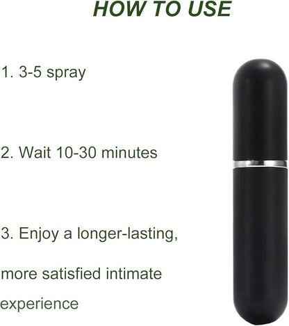 Male Penile Desensitizing Spray, Cli max Control to Last Longer in Bed. Male Delay Desensitizer Spray for Him to Help Maximized Sensation and Time, Non Numbing
