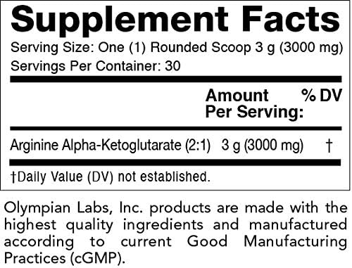 Olympian Labs A-AKG Powder, 40 Servings, 4.2 Oz