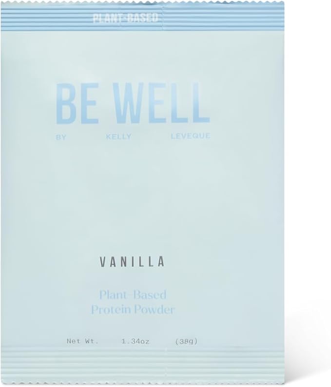 Be Well by Kelly Plant-Based Vegan Protein Powder Sample Pack - Paleo and Keto Friendly, Dairy-Free & Gluten-Free - Low Carb Protein Powder with - 20g+ Protein (3 Servings)