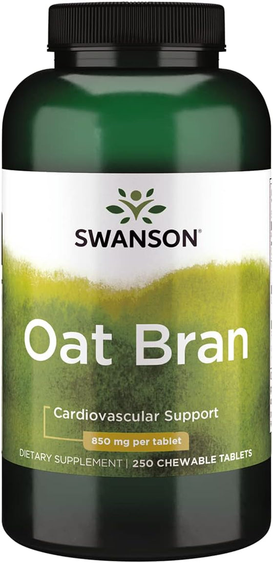 Swanson Premium Brand Oat Bran 850 Milligrams 250 Chwbls