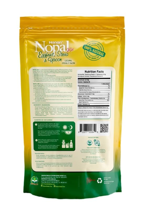 Linaza Stevia Plus Adelgazante,100 percent Natural High Fiber Blend,1lb/454g,Weight Control,Naturally Aids in Cleansing the Colon,Improved Digestion and Increased Energy,3 Pack
