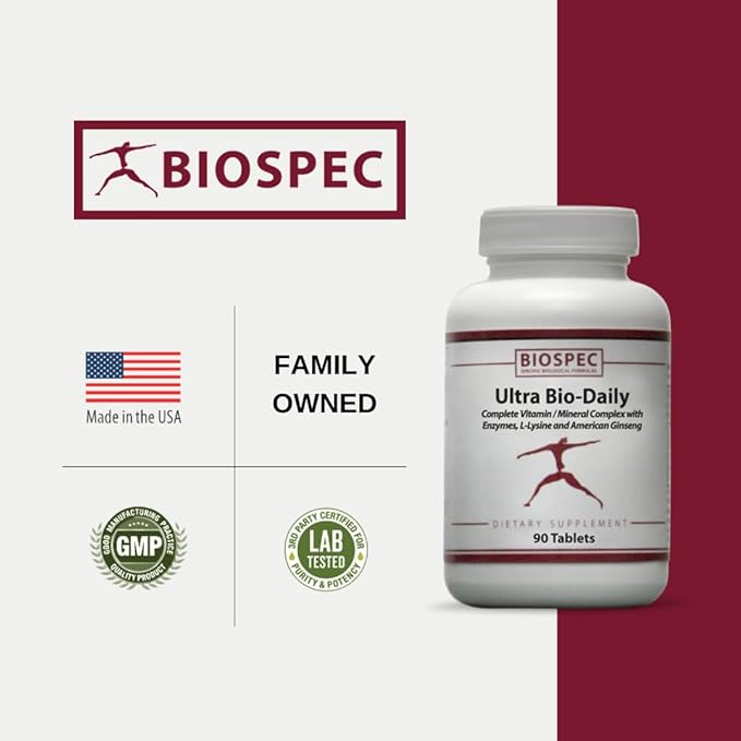 Ultra Bio-Daily – High-Potency Multivitamin Multimineral Complex w/ Added Nutrient Support
