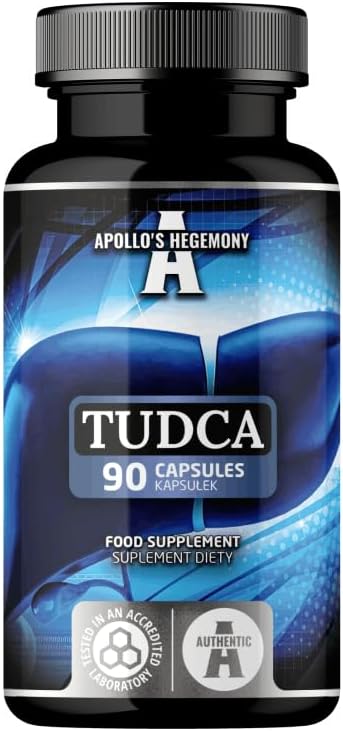 Apollo's Hegemony Tudca 100mg - 90 Vegan Capsules - A Bile Salt Dietary Supplement to Support Digestion and Liver Function - 3 Months Supply