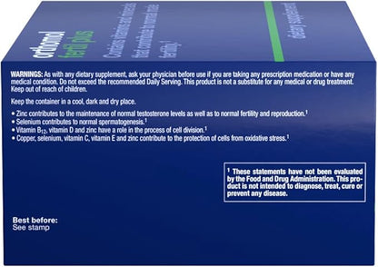 Orthomol Fertil Plus 30, Male Prenatal Supplements, Vital Nutrients for Conception with Selenium and L-Carnitine, 30-Day Supply
