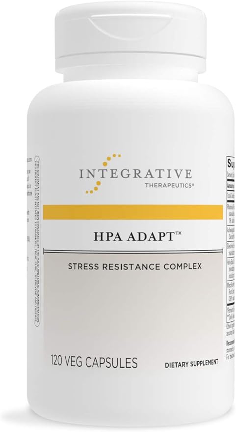 Integrative Therapeutics HPA Adapt - Supports a Healthy Stress Response* - Positive Outlook Supplement with Ashwagandha, Maca, Holy Basil & Rhodiola - Gluten-Free & Soy-Free - 120 Vegan Capsules