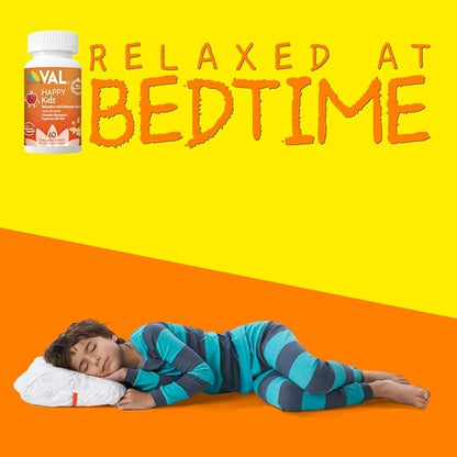 Chewable Magnesium for Kids, Relaxation and Calm Formula, Glycinate, Citrate, Taurate, Vitamin B6, D, C, Natural Apple Flavor, Sugar Free, Gluten Free, Non-GMO, 60 Chewable Tablets