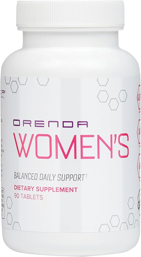 Orenda Womens Multivitamin- Holistic Wellness for Women | with O-Harmony Blend, Dong Quai, Black Cohosh, and More! | Vitamins, Minerals, Hormonal Balance, Immune Support & Heart Health - 90 Tablets