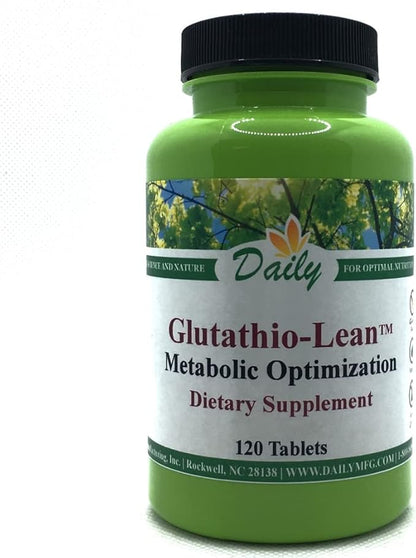 Daily Manufacturing Glutathio-Lean™ (Non-GMO: N-Acetyl Cysteine (NAC), L-Glycine & L-Leucine) 120 Tablets