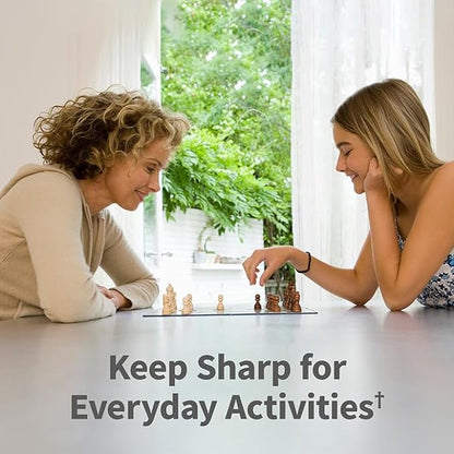 Garden of Life Brain Health Supplement with Organic Lion’s Mane & Turmeric, Non-GMO, Gluten-Free, Mint Flavor - For Memory, Focus & Healthy Brain Function