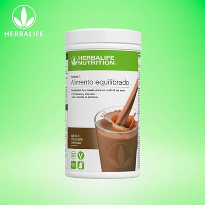 Herbalife Formula 1 Nutritional Shake Mix, Dutch Chocolate, Net Wt. 27.5 OZ. (780G)
